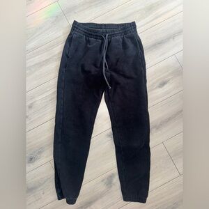 Aritzia Black Boyfriend Track Pants